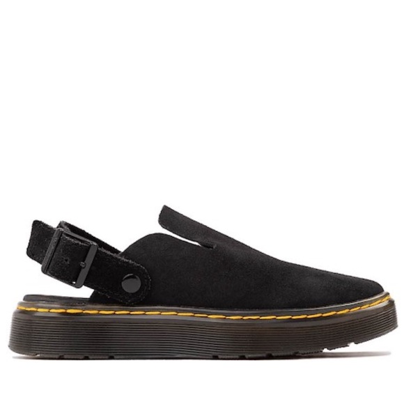 Dr. Martens | Carlson Slingback Mule Black Suede Clogs Women’s Size 9 - Picture 3 of 13